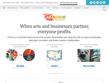Tablet Screenshot of partnershipmovement.org